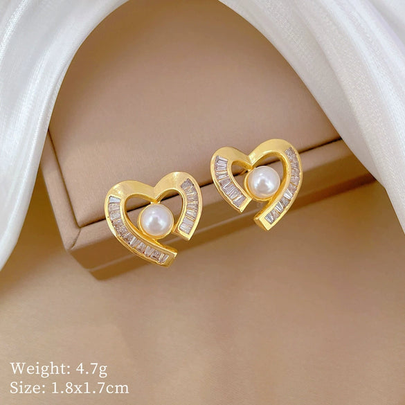Titanium Steel Women's Jewelry Set With Geometric Pattern And Electroplating Treatment