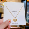 Titanium Steel Women's Light Luxury Geometric Patterned Auspicious Elephant Pendant Cross Chain Necklace