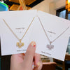 Titanium Steel Women's Light Luxury Geometric Patterned Auspicious Elephant Pendant Cross Chain Necklace