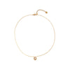 Titanium Steel Women's Microinlaid Zircon Sunflower Electroplated Clavicle Chain Light Luxury Highend Niche Style