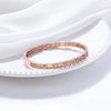 Titanium Steel Women's Retro Court Style Bracelet With Great Wall Pattern And Electroplating Design