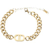 Titanium Steel Women's Summer Clavicle Chain With Hiphop Elegant Short Niche Design And Geometric Pattern Electroplated