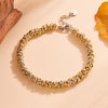 Titanium Steel Woven Ring Bracelet Cartoon And Plant Flowers Style Electroplated