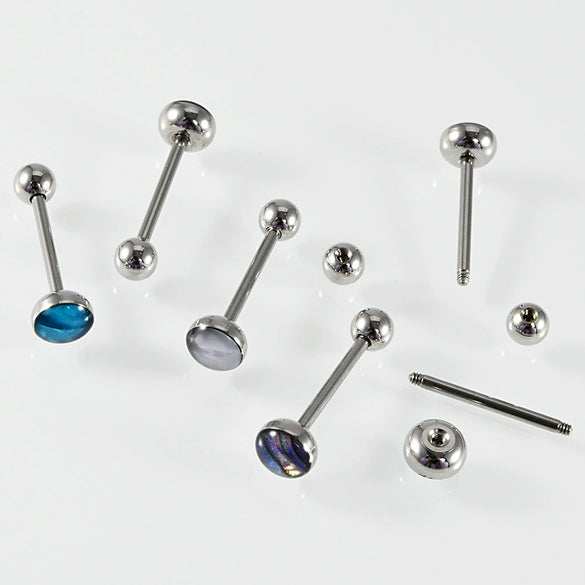 Tongue Ring Stainless Steel Geometric Dripping Oil Jewelry