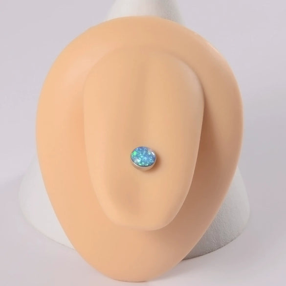 Tongue Ring Stainless Steel Star Polishing