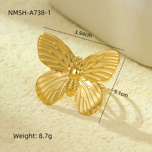 Towel Buckle And Scarf Knot Buckle Dualuse Accessories Titanium Steel Bow Ring Fashion Styling Electroplating For Women