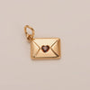 Travel Pendant Necklace Copper Titanium Steel Gold Plated Geometric Heart Shape Electroplated