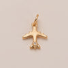 Travel Pendant Necklace Copper Titanium Steel Gold Plated Geometric Heart Shape Electroplated