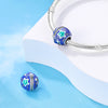 Travel Style Colorful Earth Beads Copper 925 Silver Plated Dripping Oil Diy Bracelet Necklace