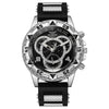 Trendy Business Men's Round Dial Alloy Band Watch With Ordinary Glass Mirror