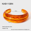 Trendy Dopamine Candy Color Gradient Open Handmade Resin Bracelet Jewelry For Women