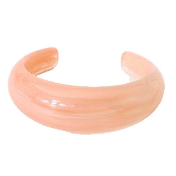 Trendy Dopamine Candy Color Gradient Open Handmade Resin Bracelet Jewelry For Women