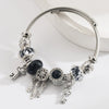 Trendy Fashion Electroplated Alloy Key Pendant Bracelet For Unisex Adjustable