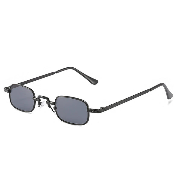 Trendy Hip Hop Metal Box Sunglasses For Men And Women Colorful Street Style Light Sunglasses