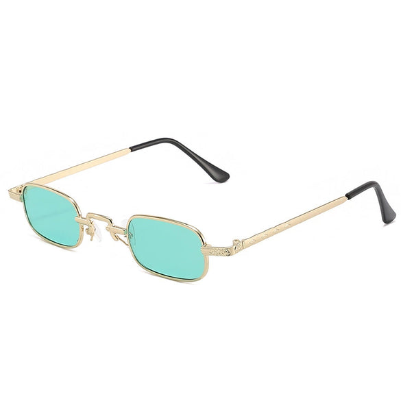 Trendy Hip Hop Metal Box Sunglasses For Men And Women Colorful Street Style Light Sunglasses