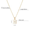 Simple Style Letter Stainless Steel Plating Gold Plated Necklace