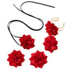 Trendy New Exaggerated And Elegant Women's Alloy Jewelry Set With Geometric And Floral Patterns Electroplated