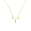 Trendy Square Crystal Zircon Pearl Pendant Necklace With Removable Pendant And Adjustable Accessories 925 Silver Animal Zodiac Pattern Electroplating Treatment For Women