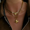 Trendy Unisex Stainless Steel Electroplated Necklace With Letter Number Text Patterns