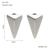 Triangle Earrings Titanium Steel Geometric Electroplated Minimalist Design