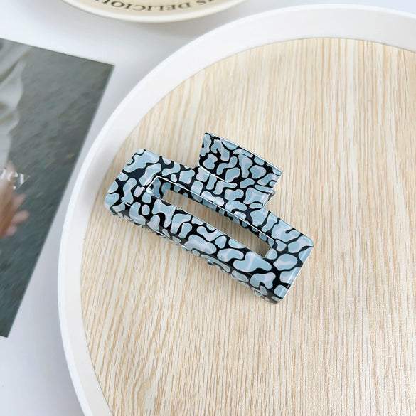 Tropical Hollow Floral Handmade Pvc Hair Grab Clip Women's Hair Accessories