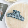 Tropical Hollow Floral Handmade Pvc Hair Grab Clip Women's Hair Accessories