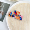 Tropical Hollow Floral Handmade Pvc Hair Grab Clip Women's Hair Accessories