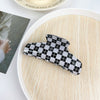 Tropical Hollow Floral Handmade Pvc Hair Grab Clip Women's Hair Accessories