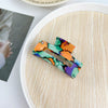 Tropical Hollow Floral Handmade Pvc Hair Grab Clip Women's Hair Accessories