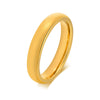 Tungsten Steel Couple Ring Inlaid Zircon Geometric Style Electroplated