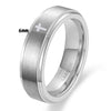 Tungsten Steel Geometric Cross Ring With Laser Engraved Design Electroplated Metal Unisex Jewelry
