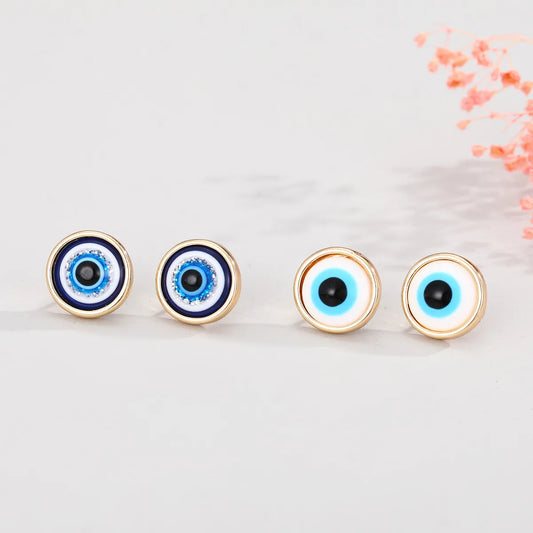 Turkey Devil'S Eye Stud Earrings