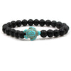 Turquoise Bracelet With Turtle Pattern And Electroplating Style Unisex