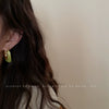 U Shaped Letter Resin Plastic Women's Earrings Simple Elegant Mori Fashion Fairy Distinctive Trendy Ear Buckle