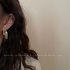 U Shaped Letter Resin Plastic Women's Earrings Simple Elegant Mori Fashion Fairy Distinctive Trendy Ear Buckle