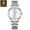 Ultrathin Luminous Women's Watch Alloy Case Stainless Steel Strap Round Dial