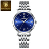Ultrathin Luminous Women's Watch Alloy Case Stainless Steel Strap Round Dial