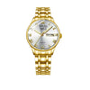 Ultrathin Waterproof Quartz Ladies Watch Alloy Tungsten Steel Stainless Steel Round Dial