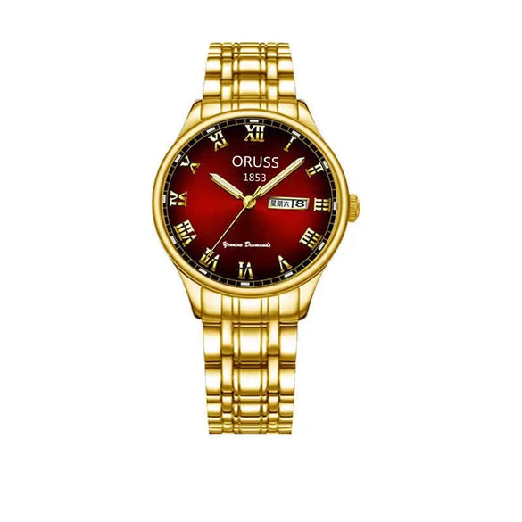 Ultrathin Waterproof Quartz Ladies Watch Alloy Tungsten Steel Stainless Steel Round Dial