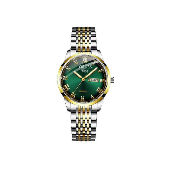 Ultrathin Waterproof Quartz Ladies Watch Alloy Tungsten Steel Stainless Steel Round Dial