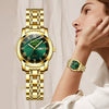 Ultrathin Waterproof Quartz Ladies Watch Alloy Tungsten Steel Stainless Steel Round Dial