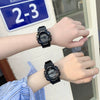 Unicorn Electronic Watch Plastic Case Silicone Strap Sports Style For Men And Women