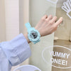 Unicorn Electronic Watch Silicone Material Leisure Style For Couple