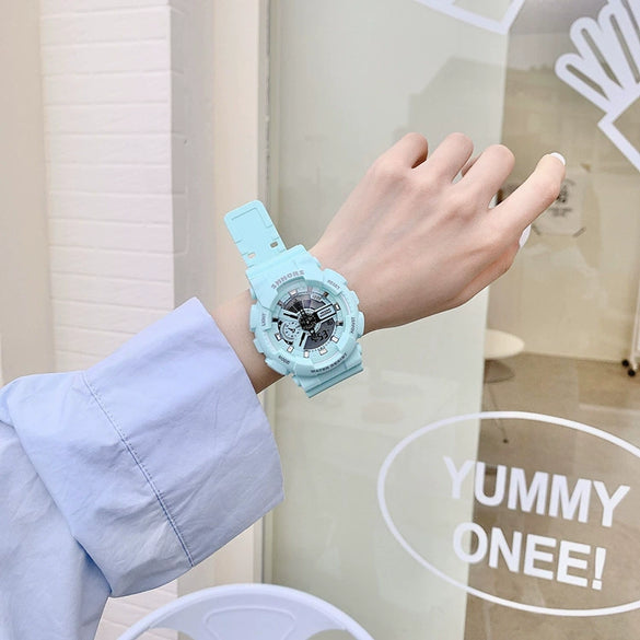 Unicorn Electronic Watch Silicone Material Leisure Style For Couple