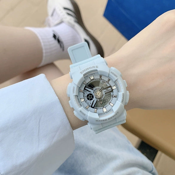 Unicorn Electronic Watch Silicone Material Leisure Style For Couple