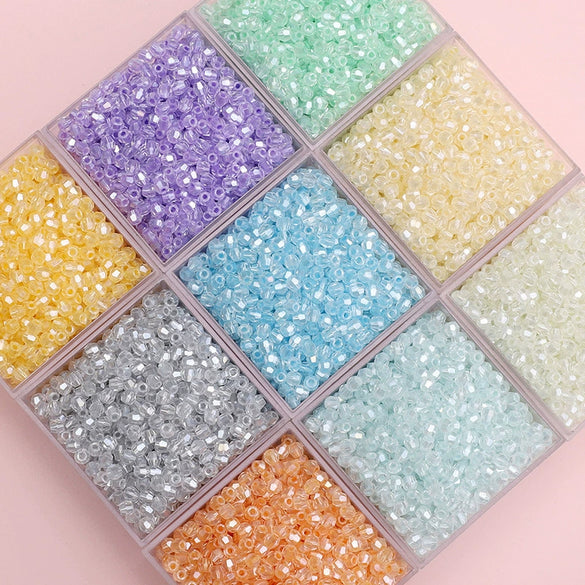 Unicorn Glass Glazed Doublepointed Beads For Diy Handmade Bracelet Necklace Accessories