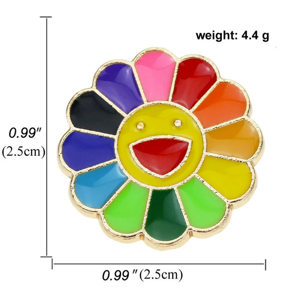 Unisex Alloy Cartoon Style Electroplated Windmill Brooch Collar Pin Buckle Pin