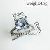 Unisex Alloy Geometric Double Layer Winding Round Ring With Electroplated Simple Creative Design