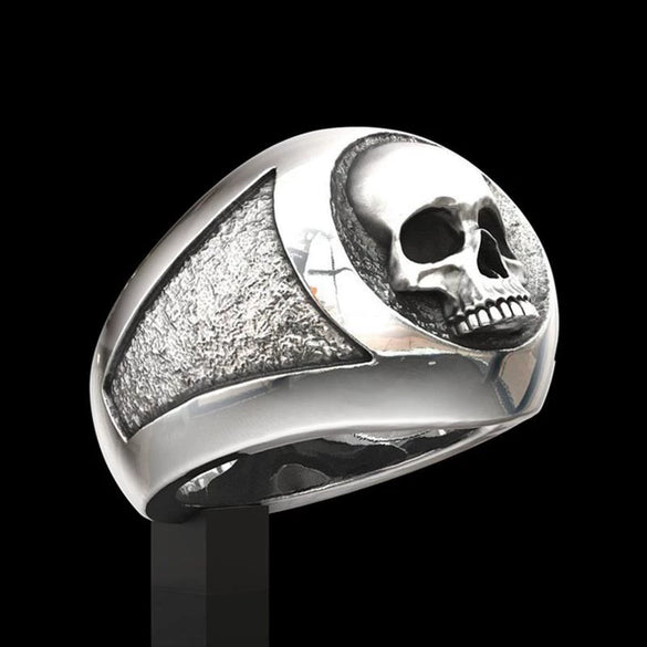 Unisex Alloy Skull Spider Ring With Electroplated Finish Geometric Design And Hip Hop Cartoon Character Style