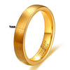 Unisex Black Electroplated Tungsten Steel Ring With Curved Geometric Minimalist Design